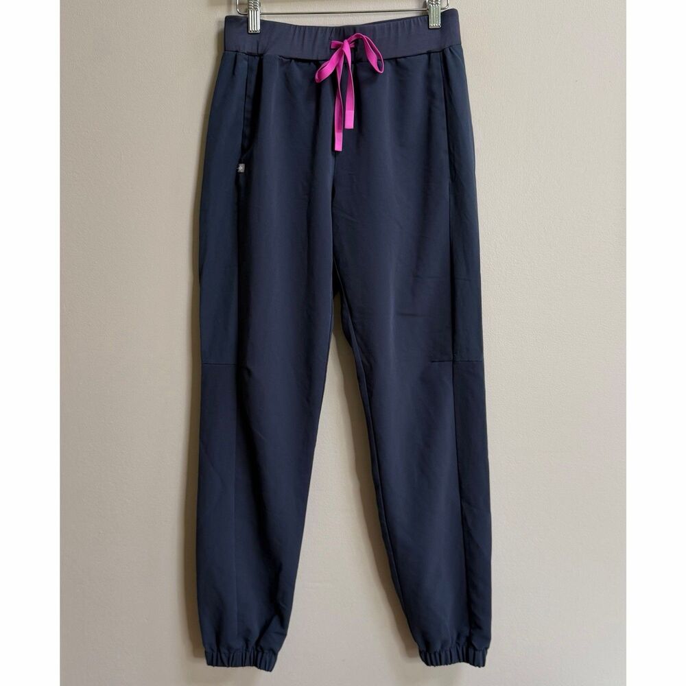 FIGS Night Sky Blue Grey Granville Skinny Jogger Scrub Pants Size Small / TALL